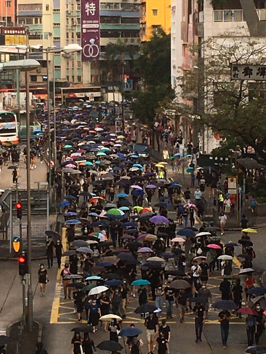 March now passing out of Prince Edward, heading for Sham Shui Po