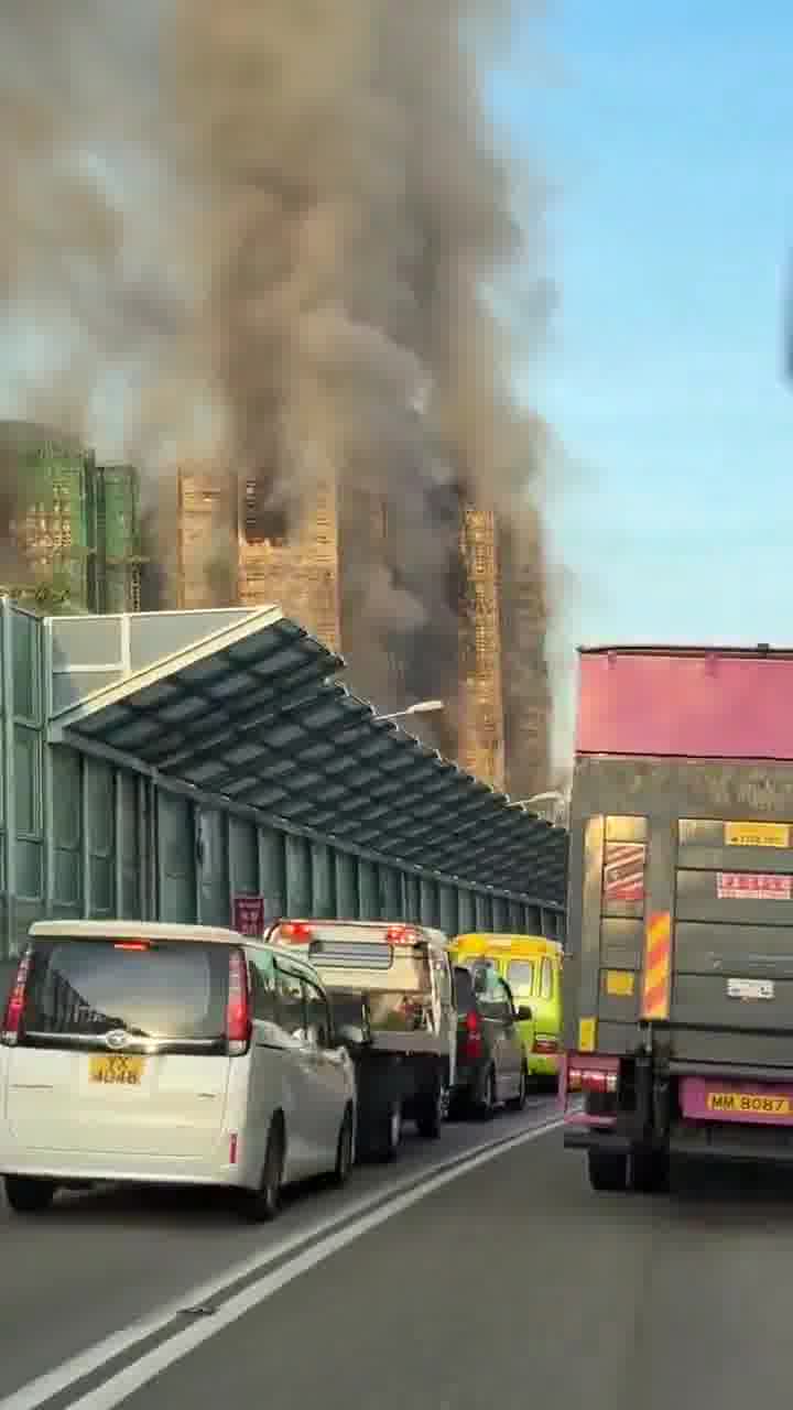 At least 13 people were killed after a massive fire tore through several high-rise residential buildings in a housing complex in Hong Kong’s Tai Po district, injuring at least 15 others, according to authorities